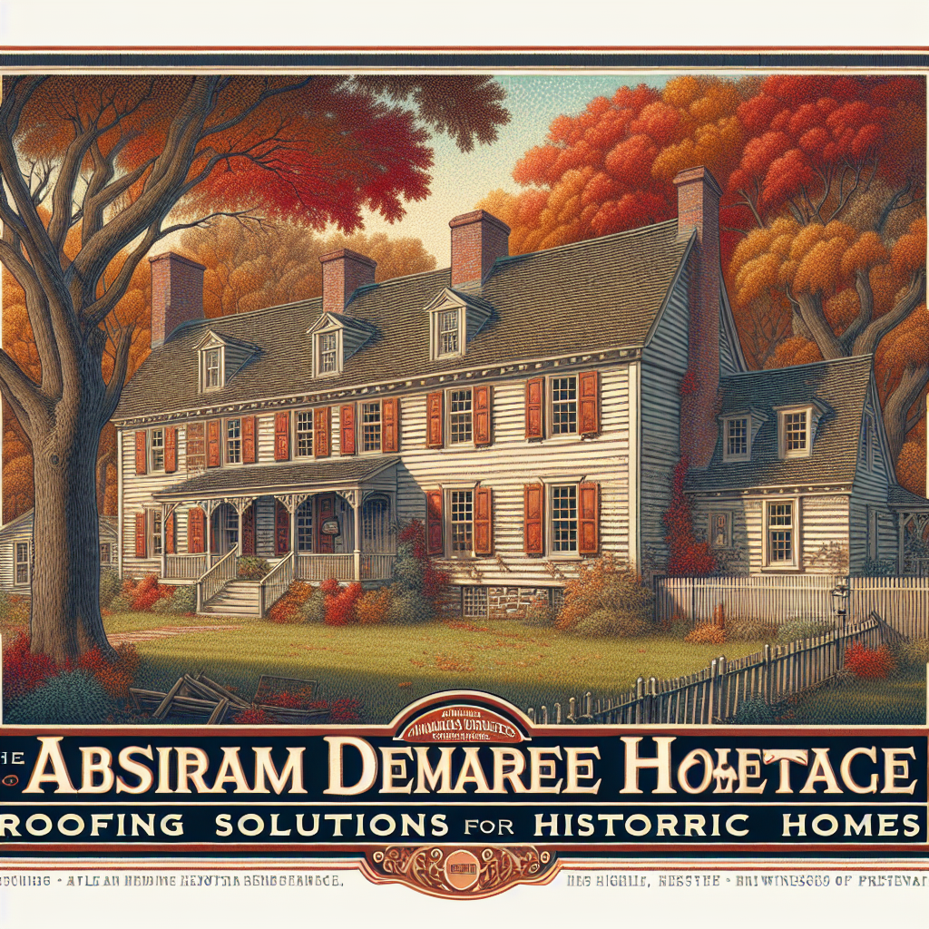 Preserving Hillsdale's Heritage: Roofing Solutions for Historic Homes